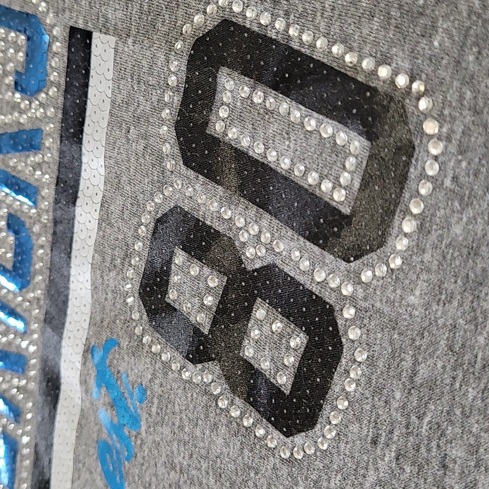 NEW Dallas Mavericks NBA Gameday Couture Womens Racerback Tank Heather Grey Medm - Picture 3 of 11